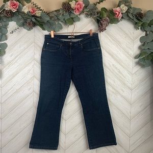 Eileen Fisher Dark Wash Denim Jeans Petite Medium